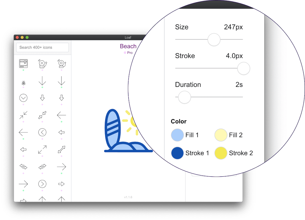 free animated svg icon editor