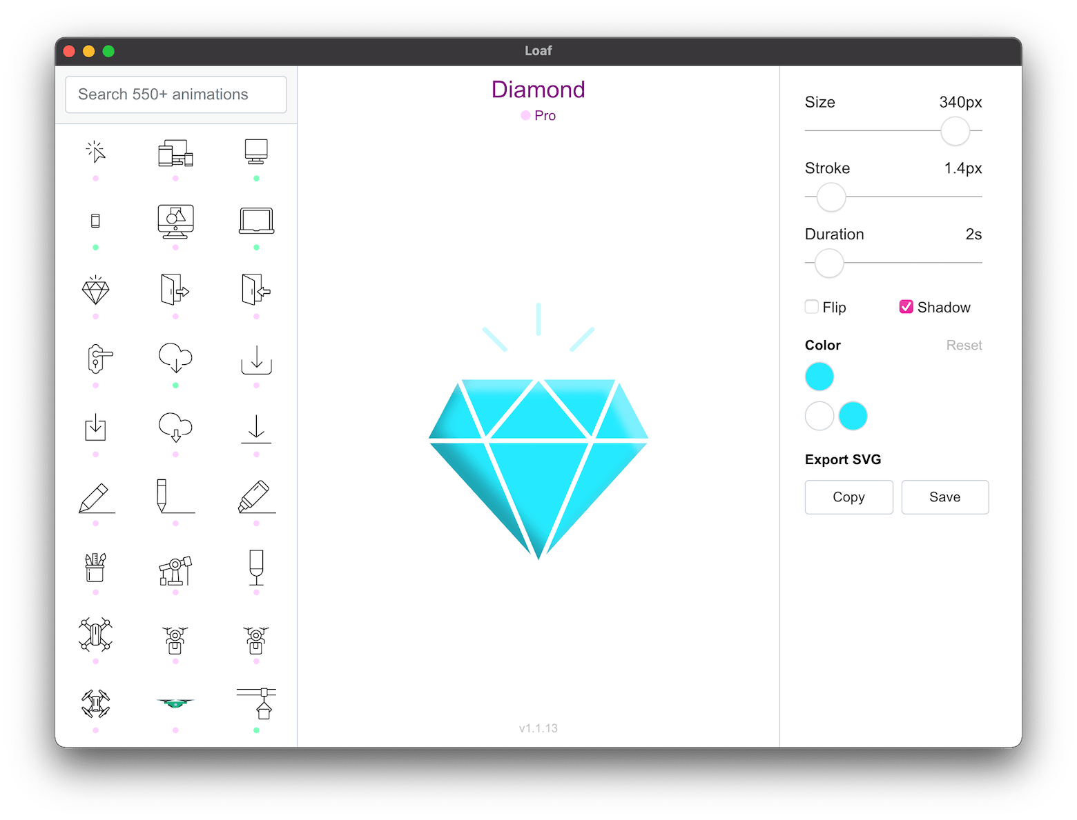 Loaf Animated Svg Icon Library Svg Animations Made Easy